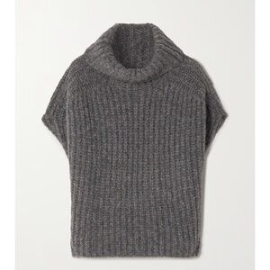 Isabel Marant Ivy oversized rib knit turtleneck sweater